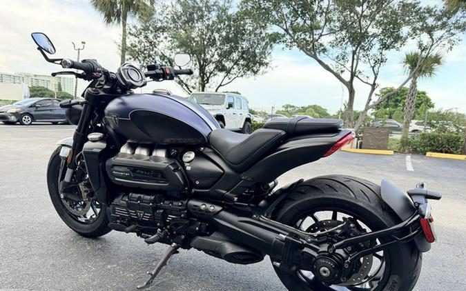 2025 Triumph Rocket 3 Storm R Satin Pacific Blue And Matte Sapphire Black