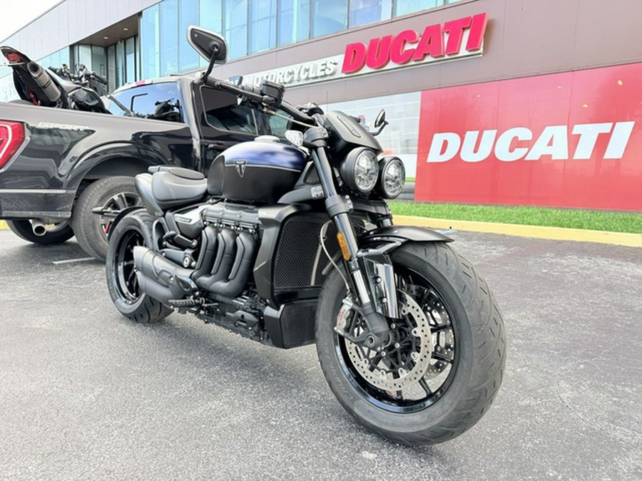 2025 Triumph Rocket 3 Storm R Satin Pacific Blue And Matte Sapphire Black