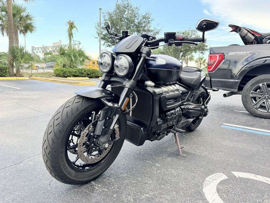 2025 Triumph Rocket 3 Storm R Satin Pacific Blue And Matte Sapphire Black