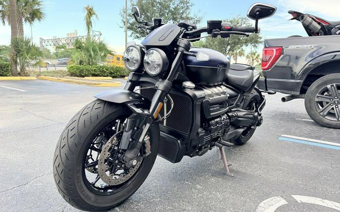 2025 Triumph Rocket 3 Storm R Satin Pacific Blue And Matte Sapphire Black