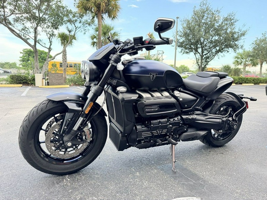 2025 Triumph Rocket 3 Storm R Satin Pacific Blue And Matte Sapphire Black