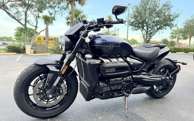 2025 Triumph Rocket 3 Storm R Satin Pacific Blue And Matte Sapphire Black