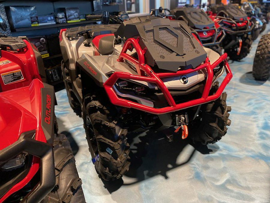 2024 Can-Am Outlander X MR 1000R Silver & Red