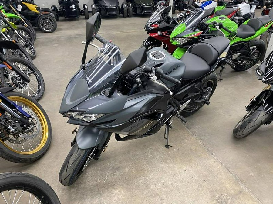 2024 Kawasaki Ninja® 650 Metallic Matte Dark Gray/Metallic Spark Black