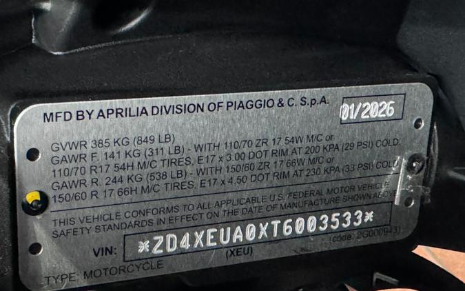 2026 APRILIA RS 457