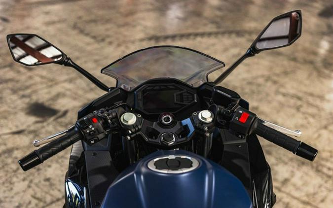 2026 Kawasaki Ninja 500 ABS Metallic Matte Twilight Blue
