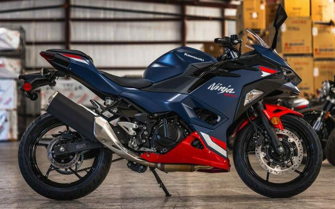 2026 Kawasaki Ninja 500 ABS Metallic Matte Twilight Blue