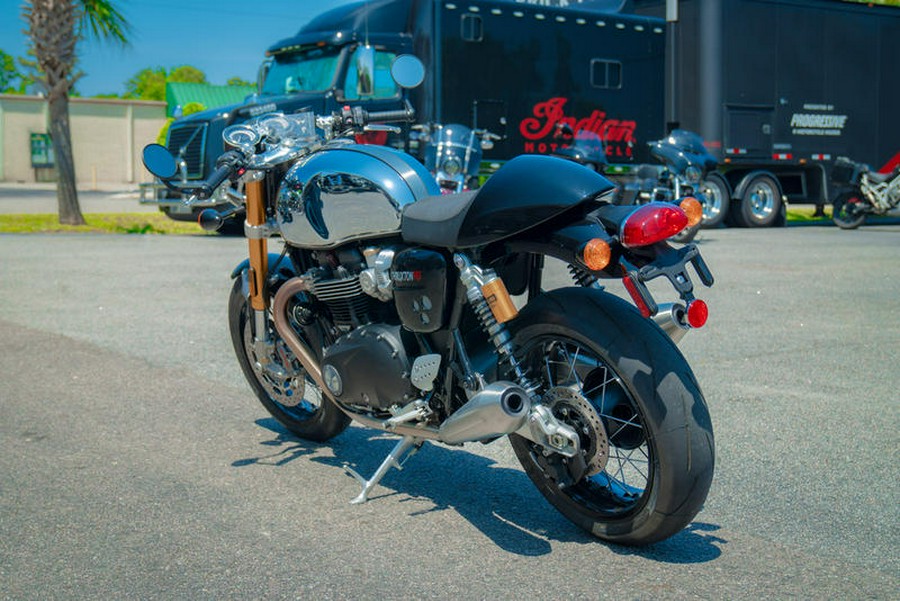 2023 Triumph Thruxton RS Chrome Edition Jet Black