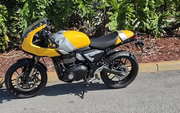 2026 Triumph Thruxton 400 Metallic Racing Yellow / Aluminium Si 400
