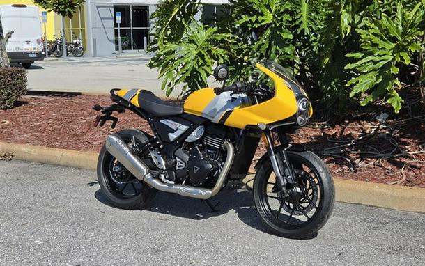2026 Triumph Thruxton 400 Metallic Racing Yellow / Aluminium Si 400