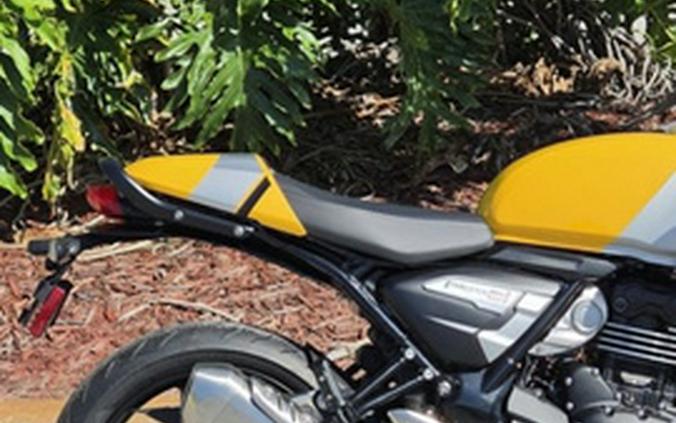 2026 Triumph Thruxton 400 Metallic Racing Yellow / Aluminium Si 400