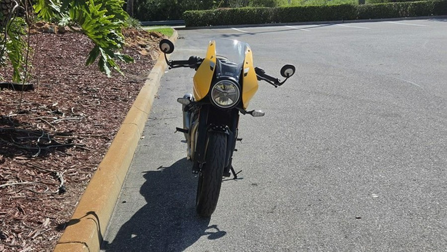 2026 Triumph Thruxton 400 Metallic Racing Yellow / Aluminium Silver 400