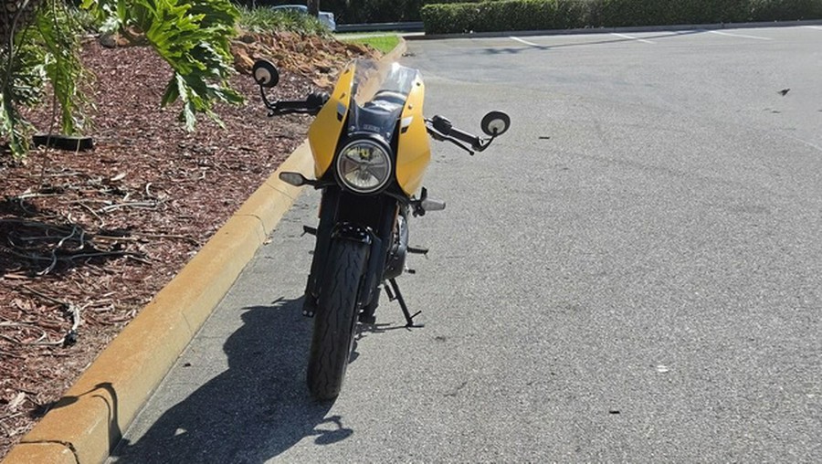 2026 Triumph Thruxton 400 Metallic Racing Yellow / Aluminium Silver 400
