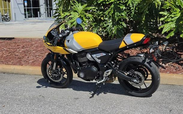 2026 Triumph Thruxton 400 Metallic Racing Yellow / Aluminium Si 400