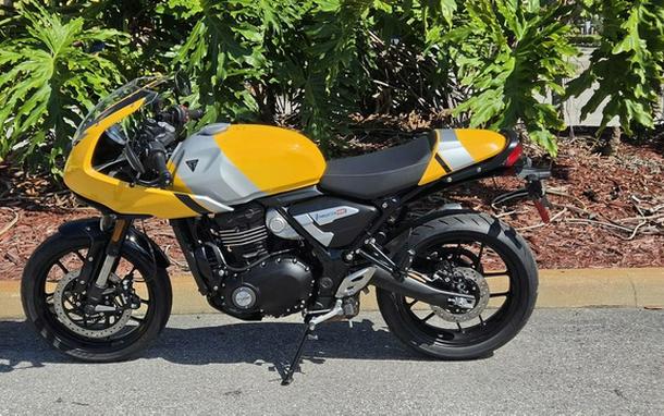 2026 Triumph Thruxton 400 Metallic Racing Yellow / Aluminium Si 400