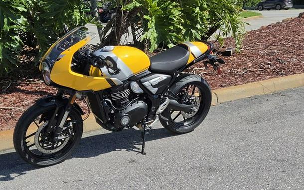 2026 Triumph Thruxton 400 Metallic Racing Yellow / Aluminium Si 400