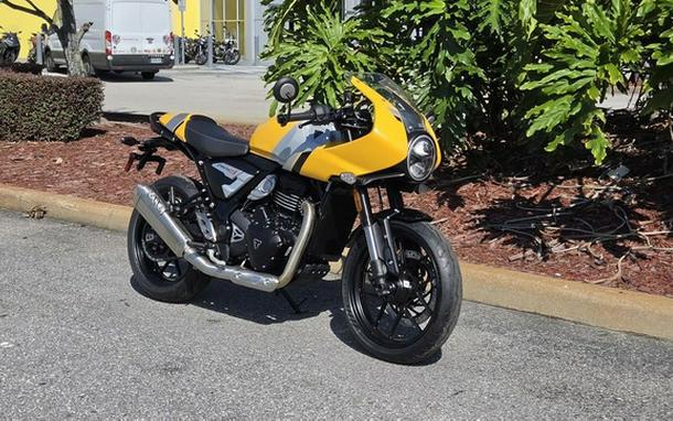 2026 Triumph Thruxton 400 Metallic Racing Yellow / Aluminium Si 400