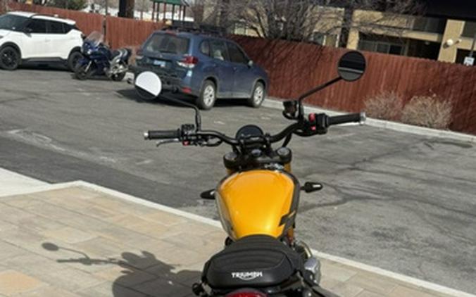 2026 Triumph Scrambler 900 Mineral Grey