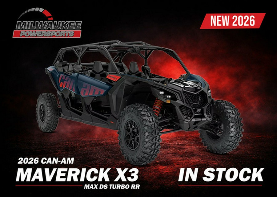 2026 Can-Am Maverick X3 MAX DS Turbo RR Dusty Navy