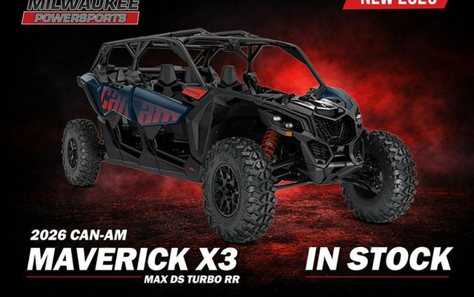 2026 Can-Am Maverick X3 MAX DS Turbo RR Dusty Navy