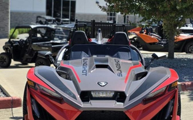 2026 Polaris Slingshot R AutoDrive Radiant Gray with Indy Red Pearl