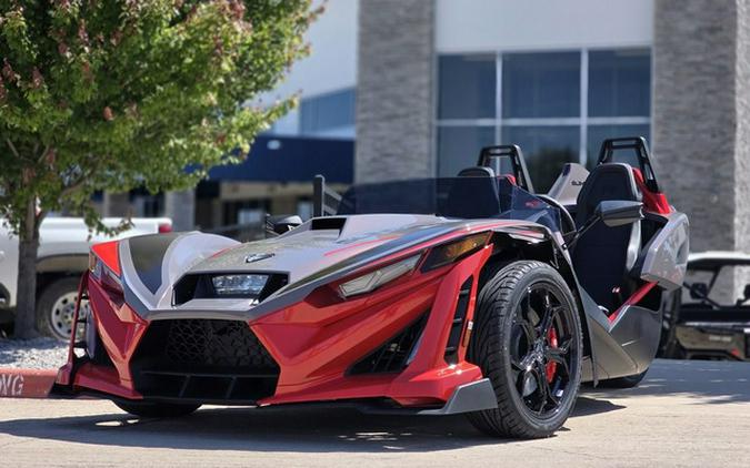 2026 Polaris Slingshot R AutoDrive Radiant Gray with Indy Red Pearl
