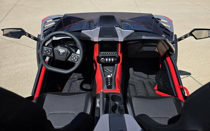 2026 Polaris Slingshot R AutoDrive Radiant Gray with Indy Red Pearl