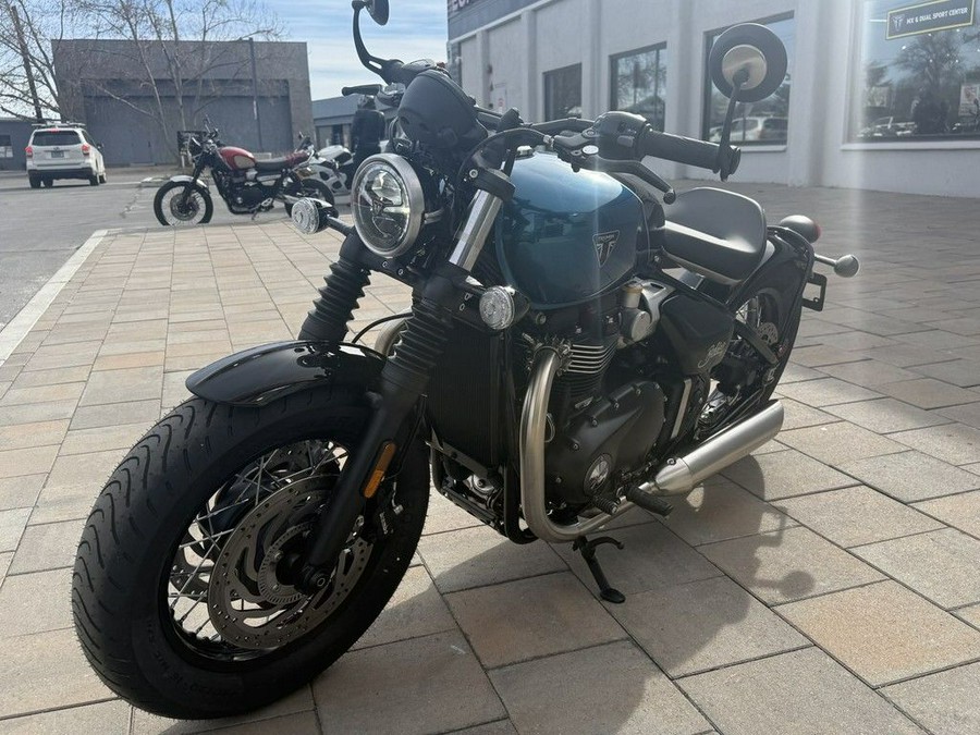 2026 Triumph Bonneville Bobber Interstellar Blue