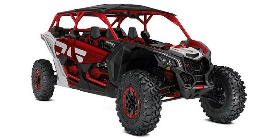 New 2024 CAN-AM MAVERICK X3 MAX X DS TURBO RR FIERY RED AND HYPER SILVER