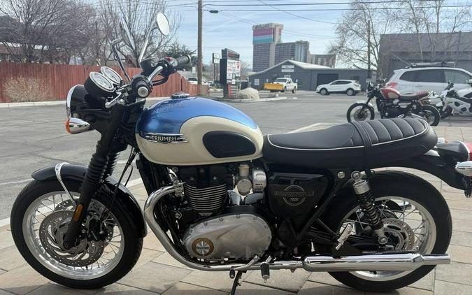 2026 Triumph Bonneville T120 Aegean blue