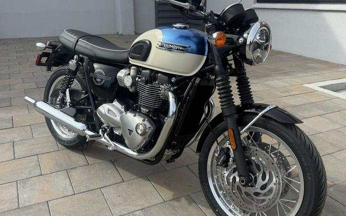 2026 Triumph Bonneville T120 Aegean blue