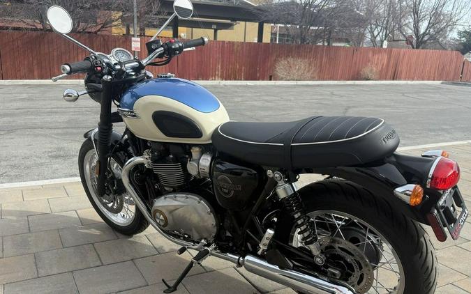 2026 Triumph Bonneville T120 Aegean blue