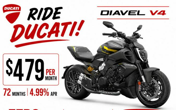 2026 Ducati Diavel V4 Black Roadster