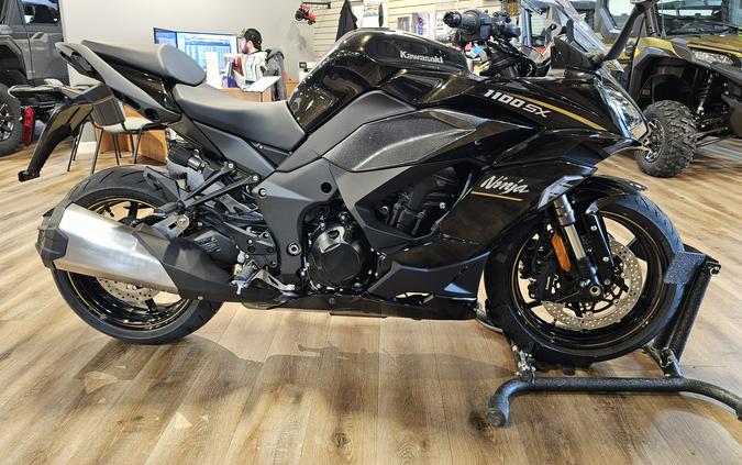 2026 Kawasaki NINJA 1100SX ABS Metallic Brilliant Golden Black/Metallic Carbon Gray - 109940