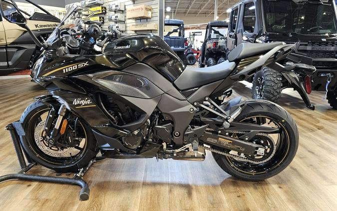 2026 Kawasaki NINJA 1100SX ABS Metallic Brilliant Golden Black/Metallic Carbon Gray - 109940