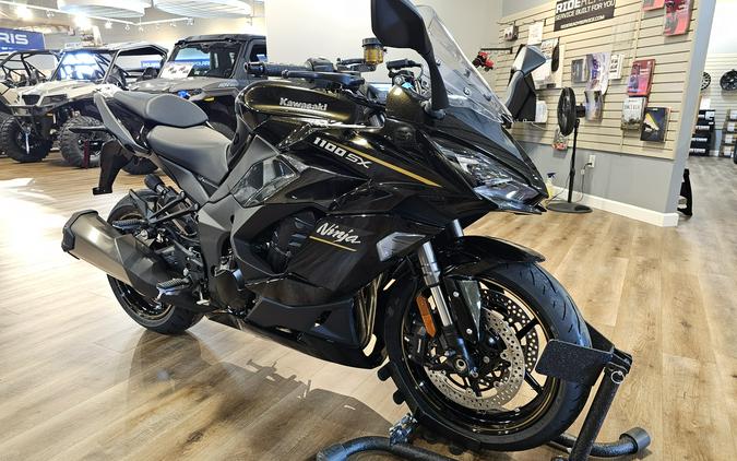 2026 Kawasaki NINJA 1100SX ABS Metallic Brilliant Golden Black/Metallic Carbon Gray - 109940