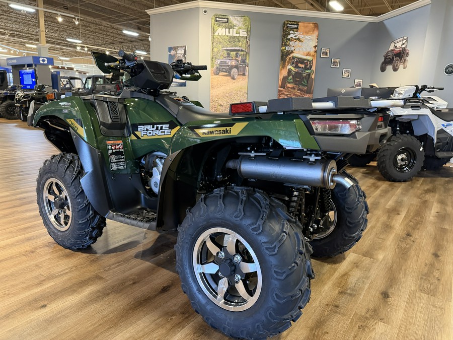 2026 Kawasaki BRUTE FORCE 750 SE EPS Metallic Gold Sparkle Deep Green - 109939