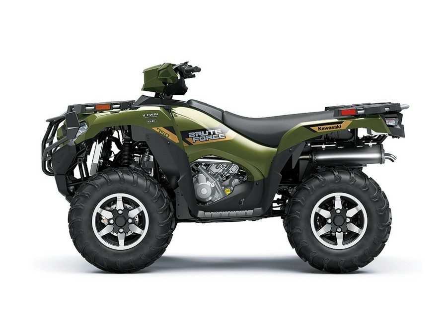 2026 Kawasaki BRUTE FORCE 750 SE EPS Metallic Gold Sparkle Deep Green - 109939