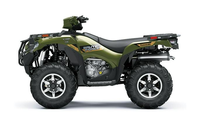 2026 Kawasaki BRUTE FORCE 750 SE EPS Metallic Gold Sparkle Deep Green - 109939