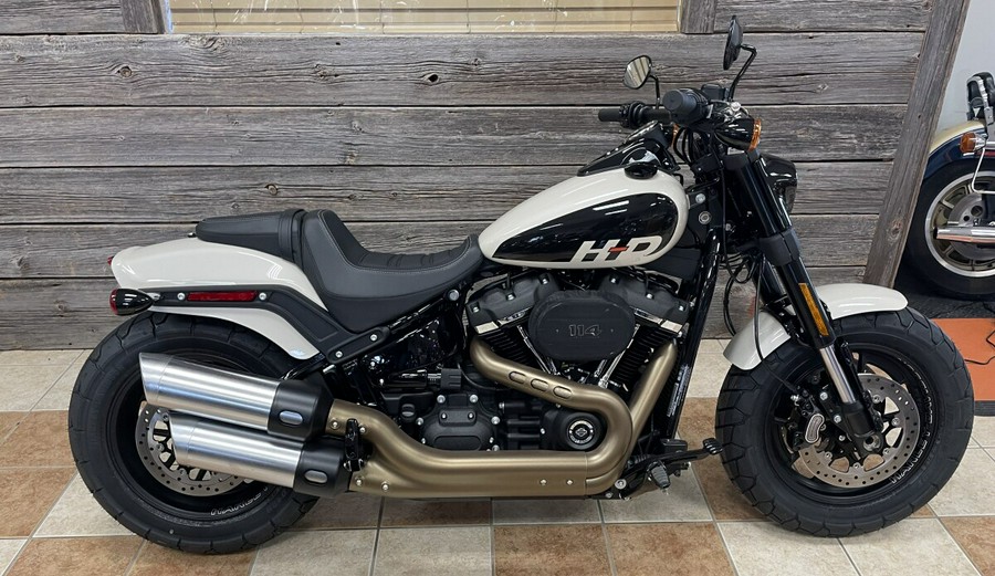 2022 Harley-Davidson Fat Bob 114 White Sand Pearl