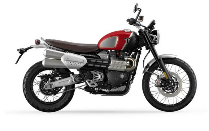 2022 Triumph Scrambler 1200 XC Gold Line Carnival Red/Storm Grey