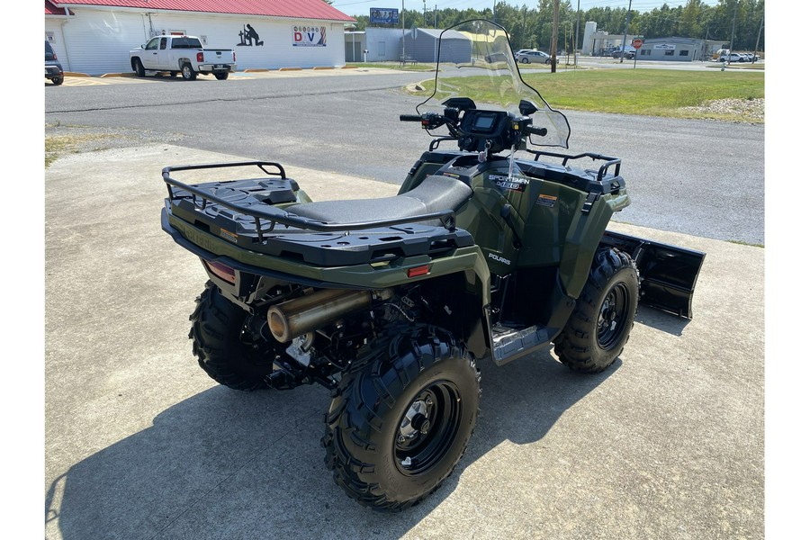 2022 Polaris Industries SPORTSMAN 450 H.O. W/ PLOW **LIKE NEW**