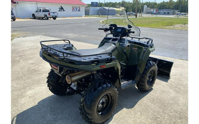 2022 Polaris Industries SPORTSMAN 450 H.O. W/ PLOW **LIKE NEW**