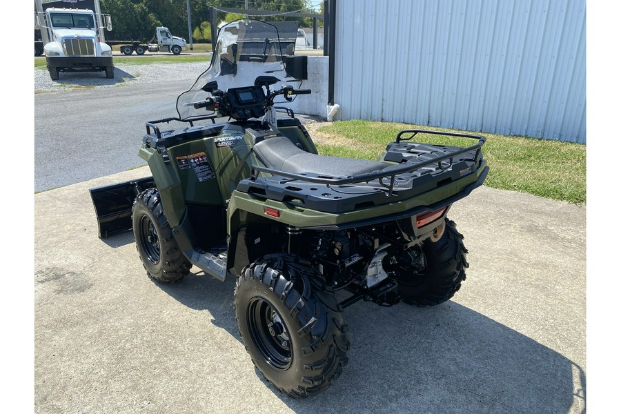 2022 Polaris Industries SPORTSMAN 450 H.O. W/ PLOW **LIKE NEW**