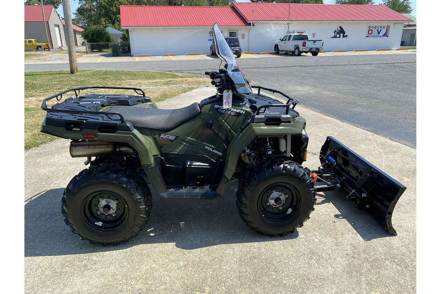 2022 Polaris Industries SPORTSMAN 450 H.O. W/ PLOW **LIKE NEW**