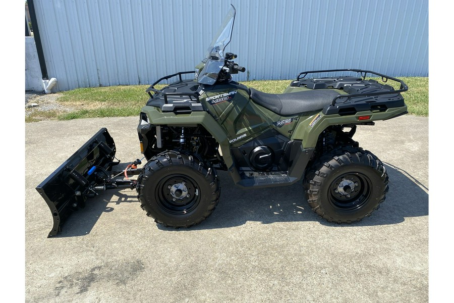 2022 Polaris Industries SPORTSMAN 450 H.O. W/ PLOW **LIKE NEW**