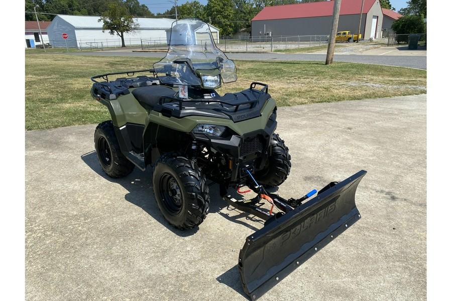 2022 Polaris Industries SPORTSMAN 450 H.O. W/ PLOW **LIKE NEW**