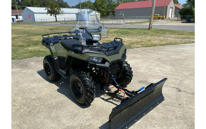 2022 Polaris Industries SPORTSMAN 450 H.O. W/ PLOW **LIKE NEW**