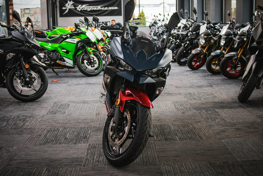 2026 Kawasaki Ninja® 500 ABS Metallic Matte Twilight Blue