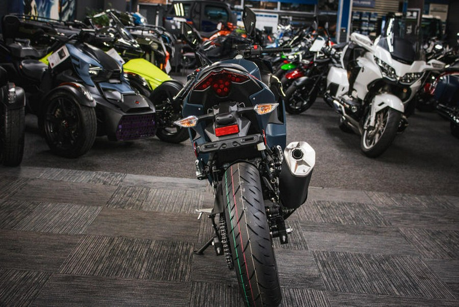 2026 Kawasaki Ninja® 500 ABS Metallic Matte Twilight Blue